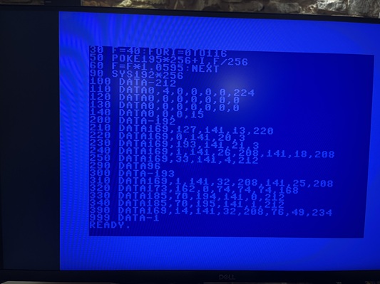 Programmazione SID in LM da BASIC